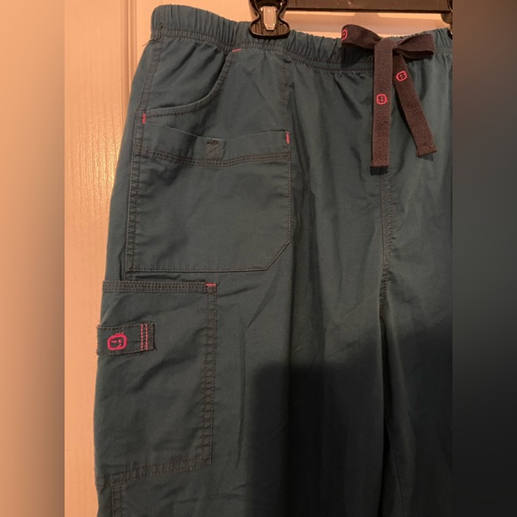 EUC Spread Good Cheer! Dark Aqua Teal Pants - Picture 5 of 10